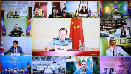 Hội nghị trực tuyến Đối thoại Quan chức Quốc phòng Diễn đàn khu vực ASEAN