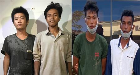Bắt giữ 4 đối tượng nhập cảnh trái phép qua biên giới