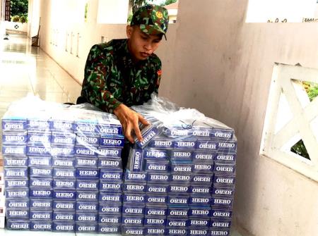 Đồn Biên phòng Vĩnh Ngươn bắt giữ 30 vụ buôn lậu, thu giữ hàng hoá trị giá hơn 1,1 tỷ đồng