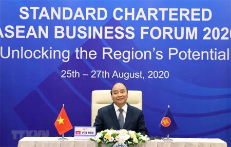 Thủ tướng dự Diễn đàn Kinh doanh ASEAN Standard Chartered 2020
