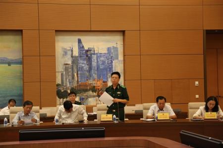 Hội đồng Dân tộc của Quốc hội họp thảo luận về dự thảo Luật Biên phòng Việt Nam
