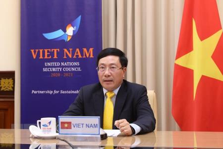 Phó Thủ tướng tham dự Phiên họp trực tuyến cấp cao của Hội đồng Bảo an Liên hợp quốc