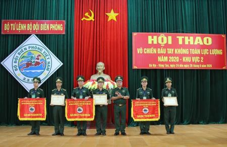 BĐBP Bình Phước đoạt giải Nhất tại Hội thao Võ chiến đấu tay không toàn lực lượng BĐBP