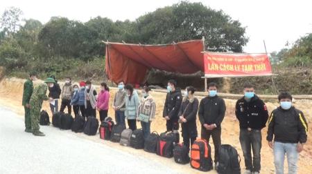 Phát hiện 28 công dân nhập cảnh trái phép từ Trung Quốc vào Việt Nam