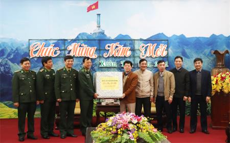 Thiếu tướng Lê Văn Phúc thăm, chúc Tết Tỉnh ủy, UBND tỉnh Hà Giang và BĐBP Hà Giang