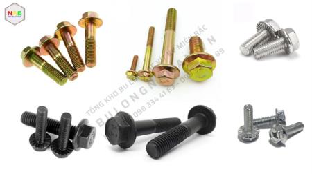 Bu lông liền long đen DIN 6921- Cấp bền 4.8/5.8/6.8/8.8/10.8