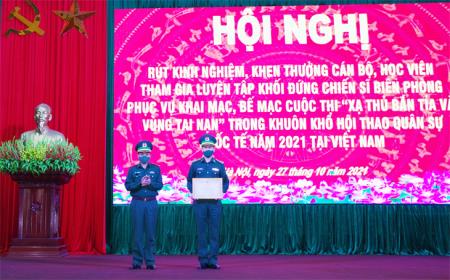 Học viện Biên phòng hoàn thành xuất sắc nhiệm vụ trong khuôn khổ Hội thao Quân sự quốc tế năm 2021 tại Việt Nam