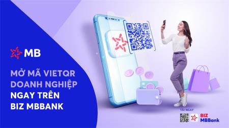VietQR trên BIZ MBBank - “Trợ thủ” thanh toán đắc lực cho doanh nghiệp