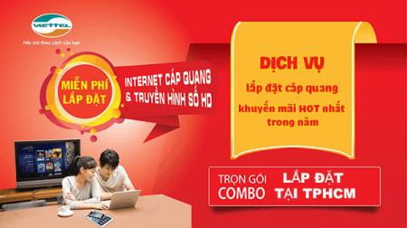 Cập nhật chương trình khuyến mãi lắp đặt dịch vụ internet Viettel mới nhất