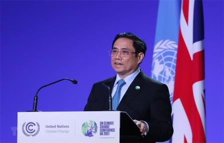 Thủ tướng Chính phủ Phạm Minh Chính phát biểu tại Hội nghị COP26