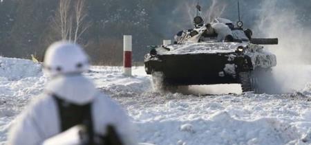 Nga tập trận quân sự mùa Đông tại khu vực giáp biên giới với Ukraine