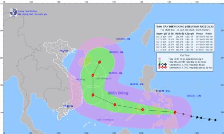 BĐBP triển khai ứng phó với bão gần biển Đông