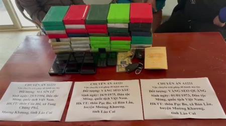 Phá thành công chuyên án A1221, thu giữ 40 bánh heroin