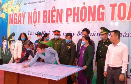 Dấu ấn Ngày hội Biên phòng toàn dân ở Thanh Khê Tây