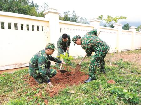 Gieo mầm xanh nơi biên giới