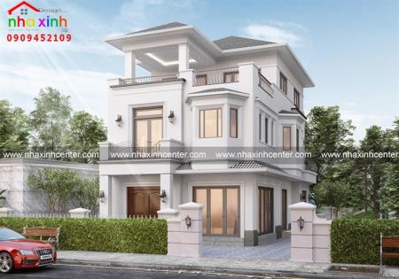 5 mẫu thiết kế nhà phố tân cổ điển đẹp
