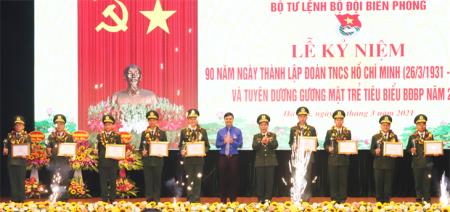 Tuyên dương Gương mặt trẻ tiêu biểu BĐBP năm 2020