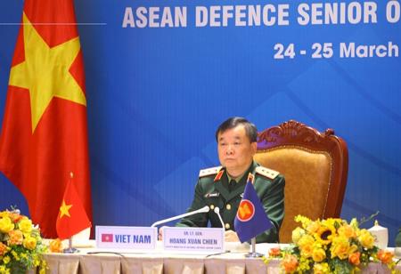 Hội nghị trực tuyến Quan chức Quốc phòng cấp cao ASEAN