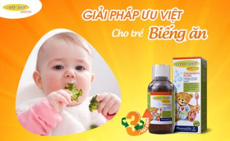 Fitobimbi Appetito - giải pháp ưu việt cho trẻ biếng ăn