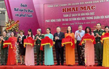 Khai mạc Tuần lễ sách và văn hóa đọc, phát động cuộc thi Đại sứ văn hóa đọc trong Quân đội