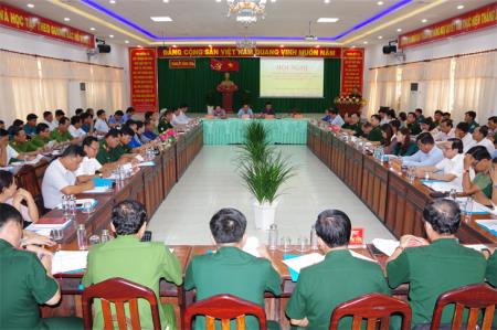 Sơ kết Quy chế phối hợp giữa Đảng ủy BĐBP Đồng Tháp với 3 Huyện ủy, Thành ủy biên giới