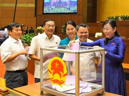 Quốc hội miễn nhiệm Phó Chủ tịch nước, một số Ủy viên Ủy ban Thường vụ QH
