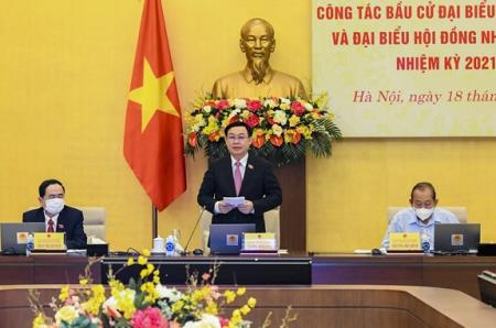 Hội đồng Bầu cử quốc gia tổ chức hội nghị toàn quốc sơ kết công tác bầu cử