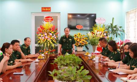Trung tướng Đỗ Danh Vượng chúc mừng đội ngũ những người làm báo Biên phòng nhân Ngày Báo chí Cách mạng Việt Nam