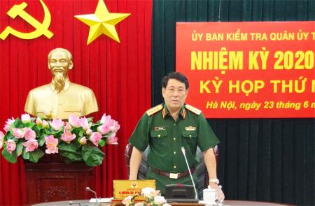 Kỳ họp thứ nhất Ủy ban Kiểm tra Quân ủy Trung ương nhiệm kỳ 2020-2025