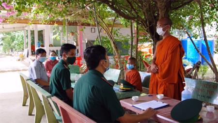 Dựng “trận địa” phòng, chống dịch trên biên giới Kiên Giang