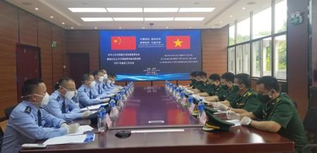 Hội đàm công tác nghiệp vụ giữa BĐBP tỉnh Lai Châu và Chi đội Quản lý biên giới Hồng Hà