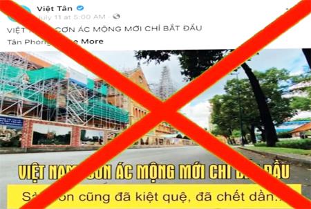 Đập tan những luận điệu xấu độc, lạc lõng trong đại dịch