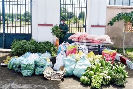 Rau Biên phòng gửi về hậu phương