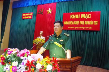 Khai mạc huấn luyện nghiệp vụ vệ binh năm 2021