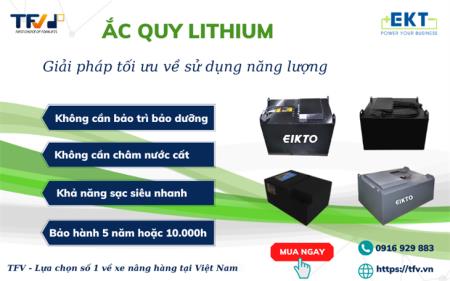 Ắc quy Lithium - giải pháp tối ưu về sử dụng năng lượng