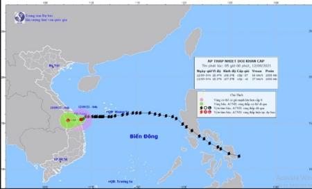 Bão số 5 suy yếu thành áp thấp nhiệt đới, Thanh Hóa đến Quảng Bình có mưa to