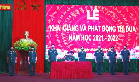 Học viện Biên phòng tổ chức Lễ khai giảng và phát động thi đua năm học 2021-2022