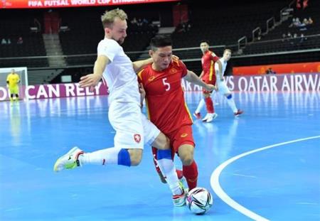 Báo Séc ca ngợi sự kiên cường của đội tuyển futsal Việt Nam