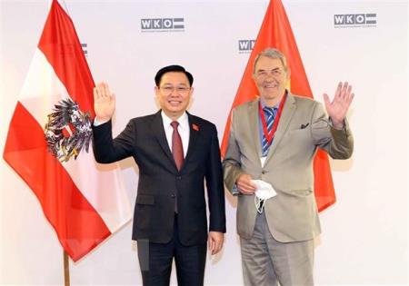Chủ tịch Quốc hội Vương Đình Huệ dự Diễn đàn doanh nghiệp Việt Nam-Áo