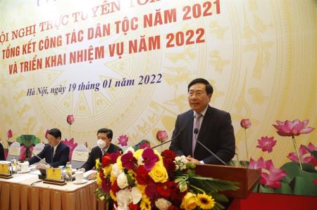 Công tác dân tộc là vấn đề chiến lược cơ bản, lâu dài, cấp bách, là nhiệm vụ của toàn Đảng, toàn dân, toàn quân, của hệ thống chính trị