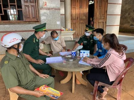 Công tác dân vận trên tuyến biên giới Bù Gia Mập