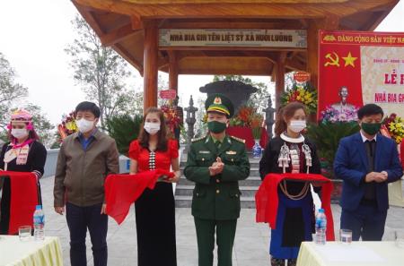 Lai Châu: Khánh thành Nhà bia ghi tên các anh hùng liệt sĩ