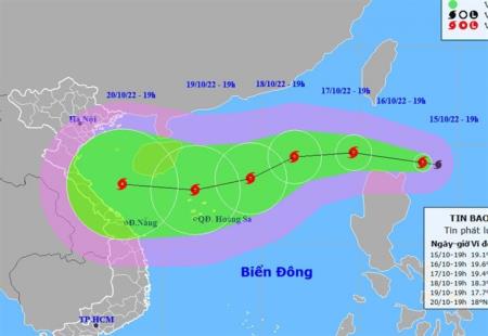 Bão số 6 mạnh lên cấp 12, ảnh hưởng vùng biển từ Quảng Trị đến Quảng Ngãi
