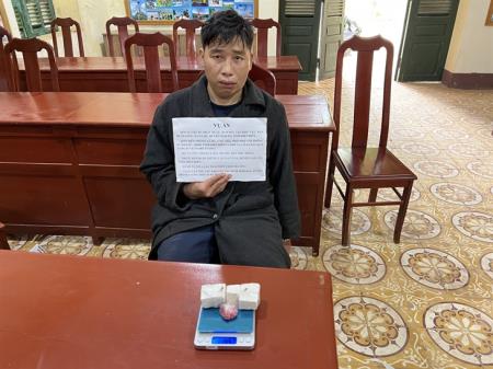 Bắt giữ 1 đối tượng mua bán trái phép chất ma túy