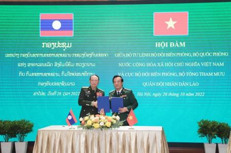 Hội đàm giữa Bộ Tư lệnh BĐBP Việt Nam và Cục BĐBP Lào