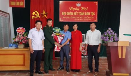 Thắt chặt tình quân dân trong Ngày hội Đại đoàn kết toàn dân tộc