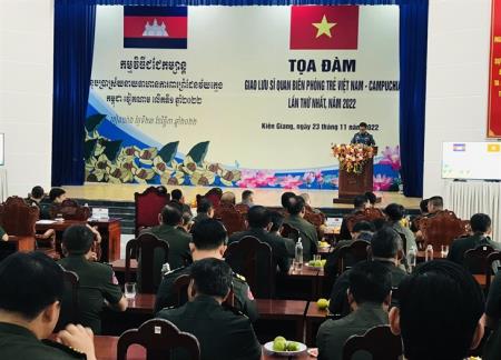 Tọa đàm sĩ quan Biên phòng trẻ Việt Nam - Campuchia lần thứ nhất, năm 2022