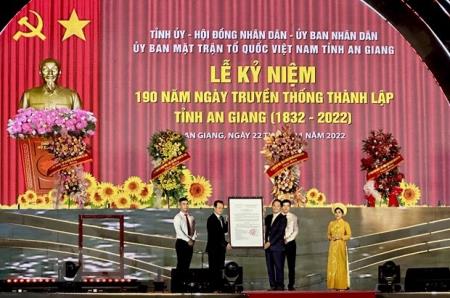 Kỷ niệm 190 năm ngày truyền thống thành lập tỉnh An Giang