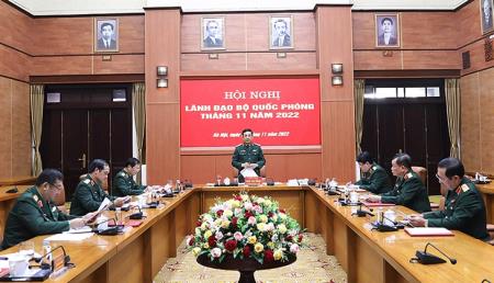 Bộ Quốc phòng triển khai nhiệm vụ tháng 12 năm 2022