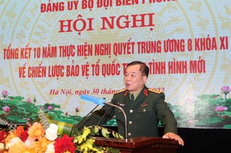 Đảng ủy BĐBP tổng kết 10 năm thực hiện Nghị quyết Trung ương 8 (khóa XI) về Chiến lược bảo vệ Tổ quốc trong tình hình mới
